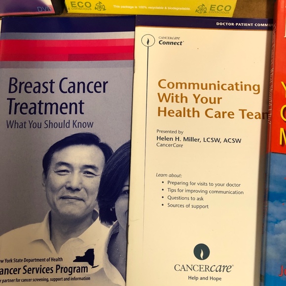 LOT of 11 Breast Cancer Support Bundle, CDs DVDs Bracelets Survival Manual Books - Picture 4 of 15